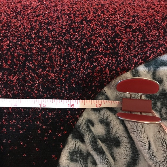 NY Collection red & black sweater Top size XS - Picture 5 of 10